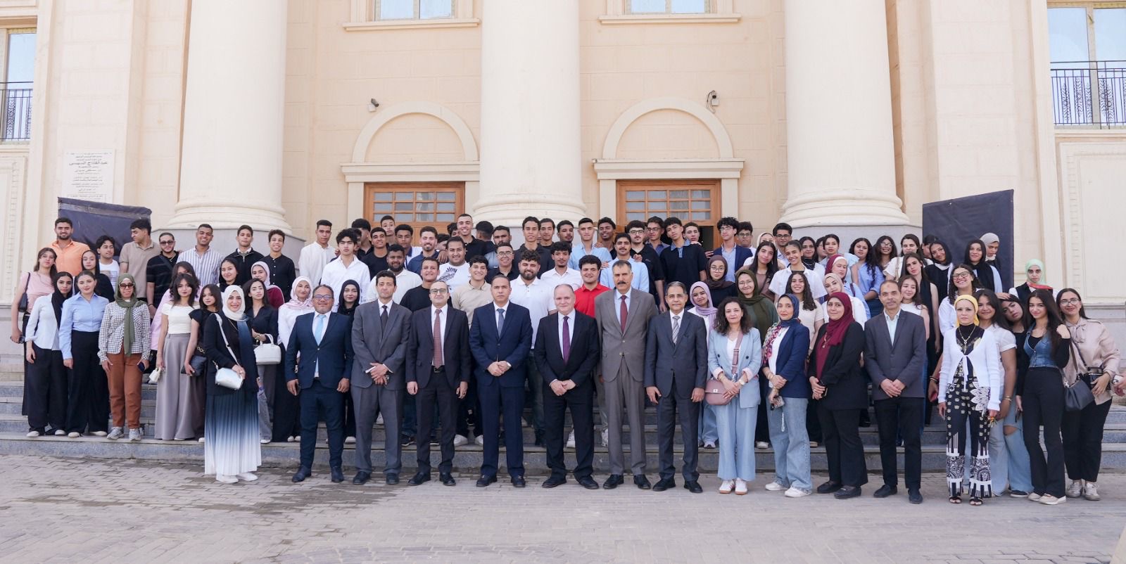 The Chairman of the Financial Regulatory Authority attends an event to raise awareness among students of Cairo National University about the non-banking financial sector – Monday, May 18, 2026